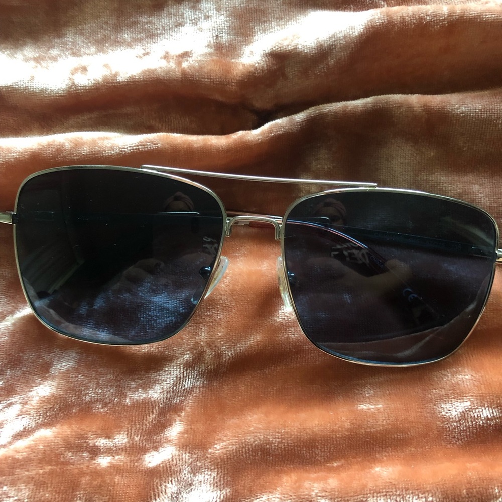 Calvin Klein Black Aviator Sunglasses